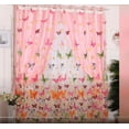 thumbnail image 3 of cpengpj Clearance Leaves Sheer Curtain Window Voile Drape Valance 1 Panel Fabric, 3 of 4