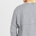 thumbnail image 5 of Women's Gameday Couture Gray Kansas City Chiefs On The Hunt Oversized Snow Wash Long Sleeve T-Shirt, 5 of 7