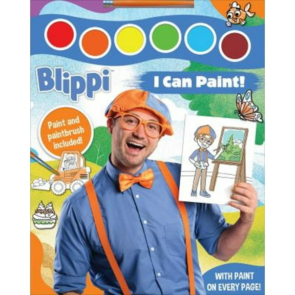 Pre-Owned Blippi: I Can Paint! (Paperback) 9780794449704