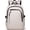 Beige, variant on AoDai Shallow-check pattern business casual backpack with multiple pockets - laptop bag for school trips, commuting or outings - large capacity backpack for campus travel