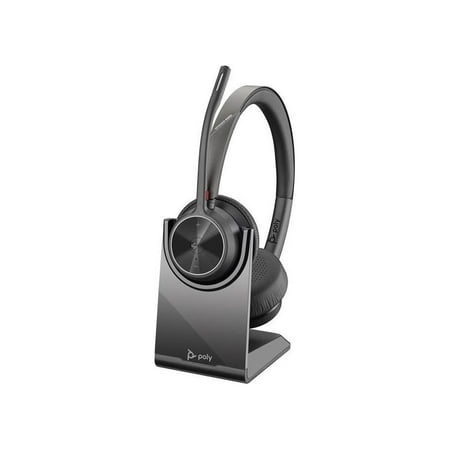 UPC: 0017229174368 | Poly Voyager 4320 UC Wireless Headset with Charge Stand USB-C
