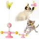 thumbnail image 5 of Juguete interactivo para gatos Zulema varita de resorte con ventosa rosa molino de viento, 5 of 8