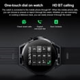 thumbnail image 3 of Reloj inteligente Reloj inteligente LF31 1.32 '' 360 * 360px Pantalla táctil BT Llamada multifunción NFC 3D Botón de rotación de dial estéreo Monitor de ritmo cardíaco dinámico Modo deporti 1 1, 3 of 5