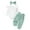 Green, variant on LYHaoo Autumn Winter Baby Girls Long Sleeve Romper And Pants Outfit Soft Warm Two Piece For Infant Toddler Girls Outfit Sets Sizes 9-12 Months(Blue)