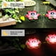 thumbnail image 3 of Linterna solar de loto para exteriores (roja), luces flotantes para piscina, luces LED solares RGB de flor de loto, lámpara flotante impermeable para estanque, jardín y piscina., 3 of 5