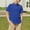 Blue, variant on Piuwrlz Boys polo Shirt 9 Years for Kids School Uniform Shirt Round Neck Lapel Collar Button Shirt School Uniform T Shirt Beige Size 9 Years