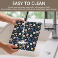 thumbnail image 4 of Placemat, Pioneer Flower Floral Print Pattern Place Mats Table Mat Set Of 2, PVC Washable Placemats for Party Kitchen Dining Decoration, 18x12 Inch, Fade Resistant, 4 of 6