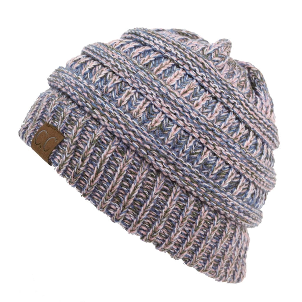 CC Crafted Multi-Color Beanie | Four-Tone | Adult and Kid Sizes