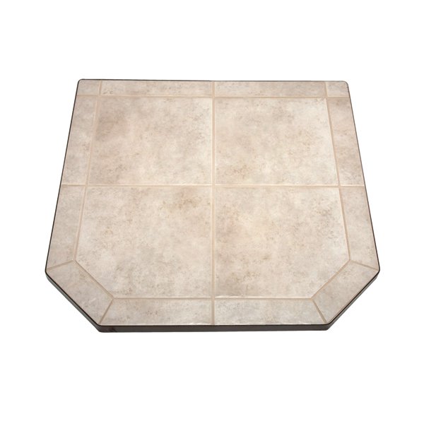 Carmel Tile Single Cut Corner Stove Board, 48" x 48"