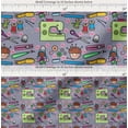 thumbnail image 2 of Soimoi Cotton Cambric Fabric Scissor,Buttons & Machine Sewing Print Sewing Fabric Yard 42 Inch Wide, 2 of 7