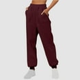 thumbnail image 2 of NOLDARES Womens Cinch Bottom Sweatpants High Waist Jogger Pants for Gym Sporty Athletic Fit Lounge Trousers with Pockets(,XXL), 2 of 6