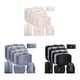 thumbnail image 2 of Kit de accesorios de viaje Qarigey 8 unids/set Organizador de maleta negro, 2 of 6