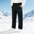 thumbnail image 2 of CAICJ98 Boys Girls Softshell Skiing Snow Hiking Pants Fleece Lined Kids Waterproof Outdoor Trousers Bottoms,Size 13-14 Years, 2 of 6