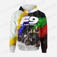 thumbnail image 3 of Sudadera con capucha y cremallera con estampado 3D de Fast & Furious para hombre y niño, estilo de carreras de carretera, superventas, para primavera y otoño, 3 of 5