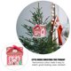 thumbnail image 3 of GOOHOCHY Forma de la casa Colgante Colgante Árbol de Navidad Resina Colgando Adorno Decoración de Navidad, 3 of 7