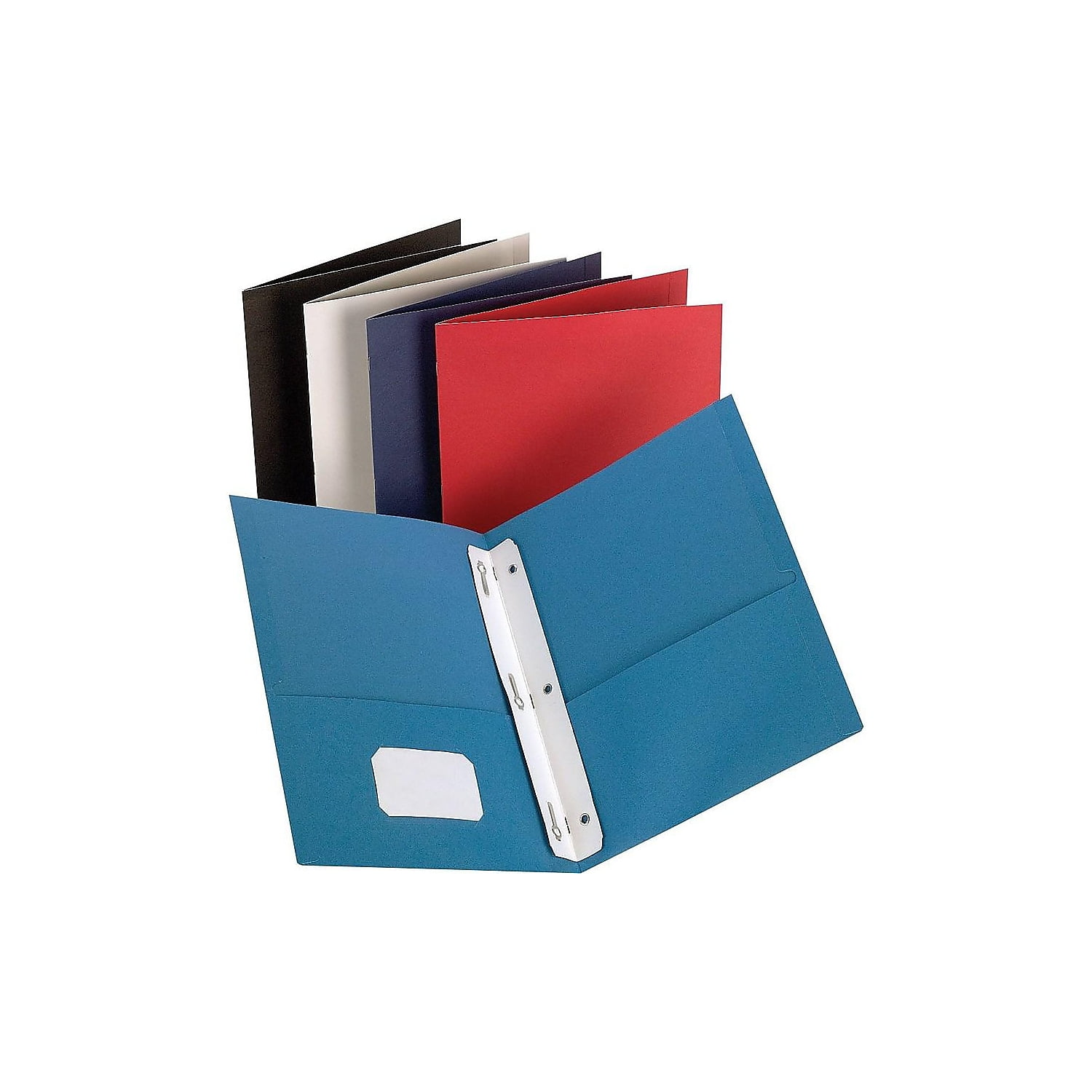 Staples 2-Pocket Folder with Fasteners Assorted 905754