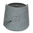 thumbnail image 2 of A&B Home Unique Modern Broken Urn Water Fountain with Light and Pump, 18 In Tall, Gray And Black, 2 of 8