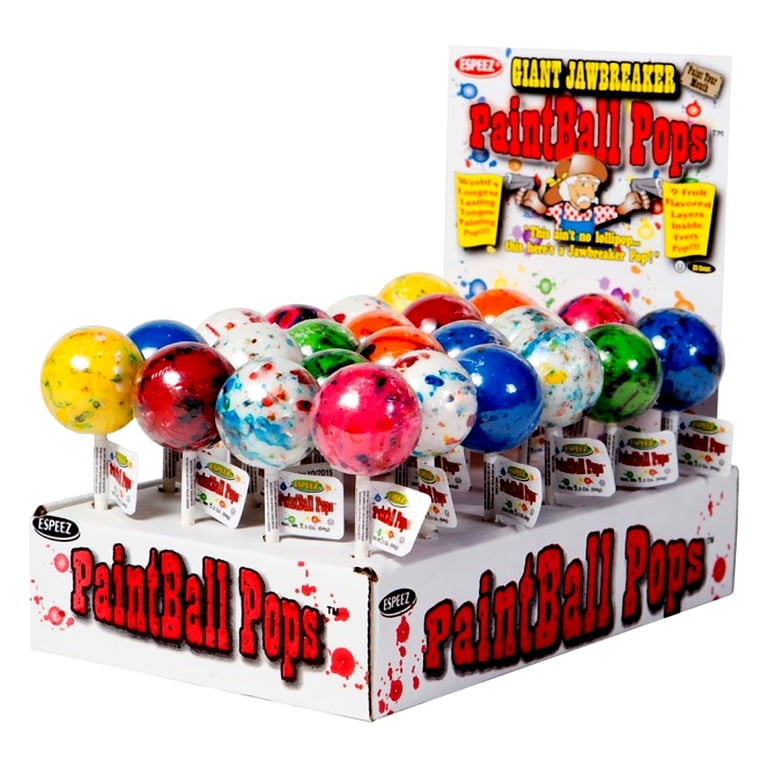 Espeez Giant Jawbreaker Paintball Pops - 24 Ct. Individually