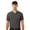 Charcoal, variant on Men's Pique Polo Collar T-Shirt, 65/35 Polyester/Cotton Short Sleeve Solid Tee (Rust, 5XL)