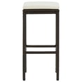 thumbnail image 3 of vidaXL Tabourets de Bar avec Coussins 3 Pcs Rotin Poly Brun, 3 of 5