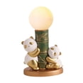 thumbnail image 4 of Lámpara de noche de animales regulable con luz nocturna de Panda para estantes, oficina y balcón Panda dorado, 4 of 8