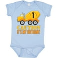 thumbnail image 3 of Inktastic 1st Birthday Construction Truck Cement Mixer Boys or Girls Baby Bodysuit, 3 of 5