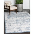 thumbnail image 7 of Unique Loom Stanhope Aberdeen Rug Blue/Gray 2' 2" x 3' Rectangle Border Modern Perfect For Living Room Bed Room Dining Room Office, 7 of 7