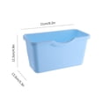 thumbnail image 5 of Cubo de basura para colgar en la cocina, contenedor de almacenamiento conveniente, contenedor de basura, contenedores de cuenco, Mini cubo de Almacenamiento y organización del hogar Numero 3 Bewildely HA042579-03, 5 of 5