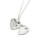 thumbnail image 2 of Collar,Collar con foto de corazón Collar con foto de corazón de plata Collar con medallón de foto Creado magistralmente Jadeshay A, 2 of 8