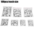 thumbnail image 1 of Ojos de mueca LHCER 700 Uds. Negro+Blanco 6 mm 8 mm 10 mm 12 mm 15 mm 18 mm 20 mm, 1 of 8