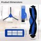 thumbnail image 4 of Replacement Roller Brush Side Brushes Filters For Robovac 11s Max, 15c Max,hybrid Robot Vacuums Cleaner Accessories, 4 of 4