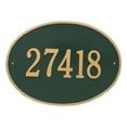 thumbnail image 1 of Whitehall 2926GG Hawthorne Oval - Estate Wall - One Line- Green/Gold, 1 of 1
