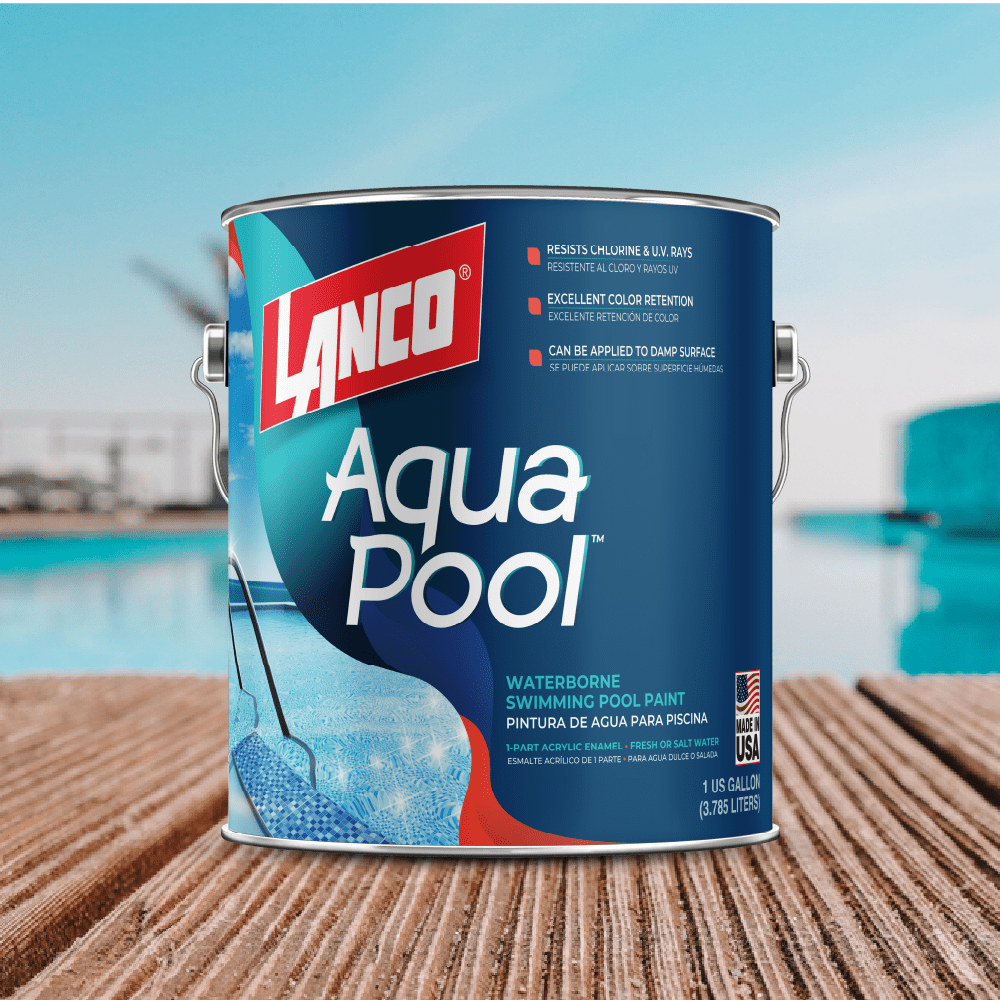 Lanco Aqua Pool White Finish, 1 Gallon