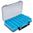thumbnail image 4 of Double Sided Lure Box, Fishing Lure Box Breathable Ventilation Anti Lost Plastic Material Fall Protection   With Handle For Fishing  Blue, 4 of 8