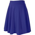 thumbnail image 3 of Women's Basic Flared Casual Mini Skate Skirt Versatile Stretchy, 3 of 7