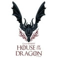 thumbnail image 2 of Men's Game of Thrones: House of the Dragon Fire-Breathing Dragon Logo  Graphic Tee White Medium, 2 of 5