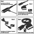 thumbnail image 2 of Convertisseur SCART vers HDMI, Adaptateur SCART vers HDMI Tout-en-un, 1080P, 2 of 5