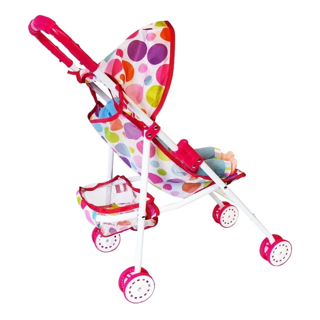 CARRIOLA DE JUGUETE BABY HAPPY HOUR PARA MUÑECA