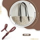 thumbnail image 5 of Bolso PU Cuero Flexibles Cuerdas Messenger Bag Straps Crossbody Pack Billetera Decoración de la cartera Reemplazo de piezas DIY Accesorio 71cm Vino rojo 2 unids Inevent AP004434-02, 5 of 7