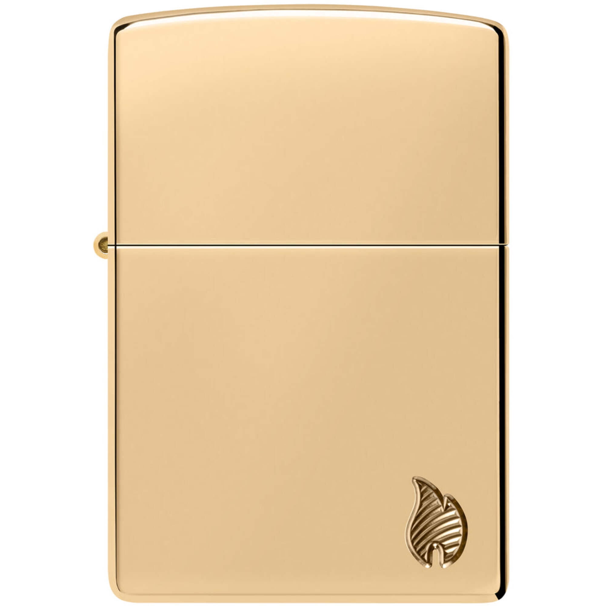 Zippo 46397 Armor High Polish Brass Flame Design Pocket Lighter
