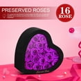 thumbnail image 5 of AGRUL 16 Pcs Purple Preserved Flowers Rose Gifts for Christmas,Valentine's Day,Mother's Day to Her, 5 of 6