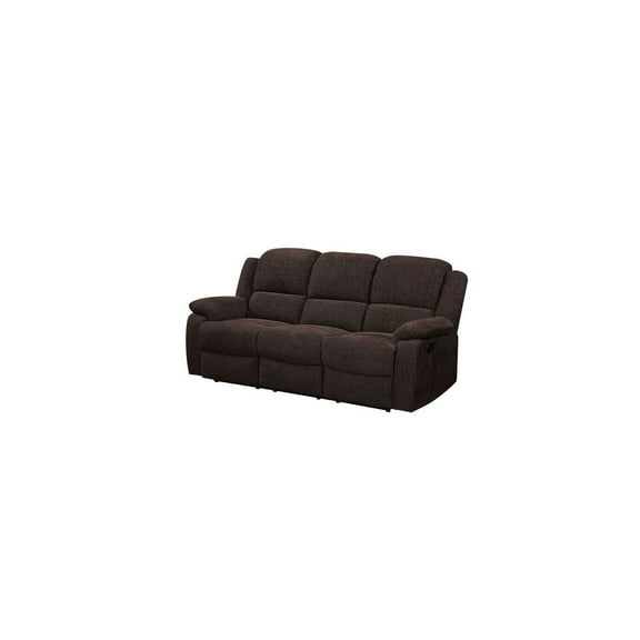 HomeStock Victorian Vintage Sofa (Motion) in Brown Chenille