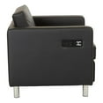 thumbnail image 2 of Office Star Products Atlantic chair with Single Charging Station in Dillon Black Fabric K/D, 2 of 4
