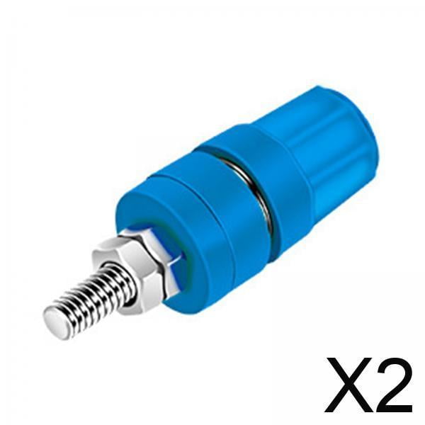 Toma de banana,Conector banana con terminal de cobre puro,Poste de conexión a tierra con conector tipo banana y terminal de 20 A,Conectores tipo banana con conector tipo banana de 4