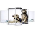 thumbnail image 2 of Large Sled Dogs Relaxing - Oversized Animal Wall Art, 2 of 3