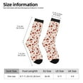 thumbnail image 2 of Rateoe Autumn Brown Butterfly for Women Casual Calf Socks - Cute Crew Socks - Thin Soft Above Ankle Socks Size 5-11, 2 of 6
