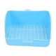 thumbnail image 2 of Caja de Arena para Conejos, Entrenador de Inodoro, Bandeja para Mascotas con Orinal de Rejilla para Chinchilla, Hámster, Conejo, Suministros, Accesori Azul Colco bandeja de arena para conejos, 2 of 8
