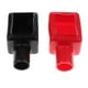 thumbnail image 2 of Estilo De Poste Rojo Y Negro Tapa Del Terminal De La Batería Flexible Tapas Protector Protector De Arranque Negativo Y Positivo Macarena Conector rápido eléctrico del coche, 2 of 8
