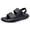 Black, variant on Sandals for Men Slingback Beach Slides Slip On Slippers Breathable Lightweight Waterproof Open Toes No-Slip Platform Cloud Sole Casual Summer Flats Comfort Walking Water Shoes