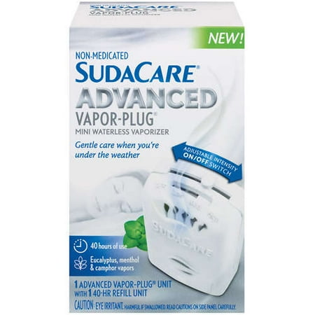 Sudacare: Advanced Mini Waterless Vaporizer Vapor-Plug, 1 ct